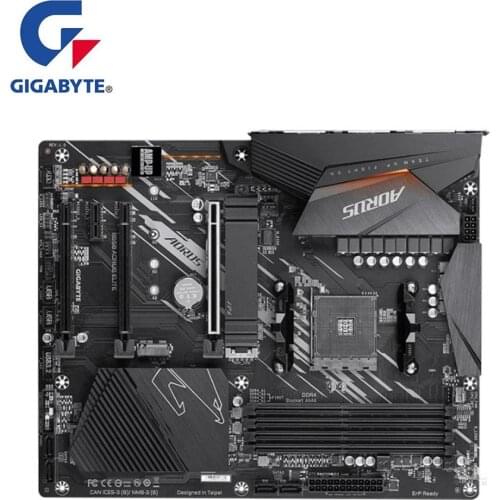 For Gigabyte GA B550 AORUS ELITE Motherboard AM4 DDR4 B550 Used Desktop Mainboard Support R5 R7 5800X 5600X 5300X