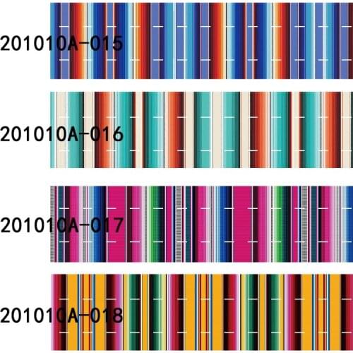 50 yards/lot) High quality listones 38MM Mexico blanket stripe ribbon