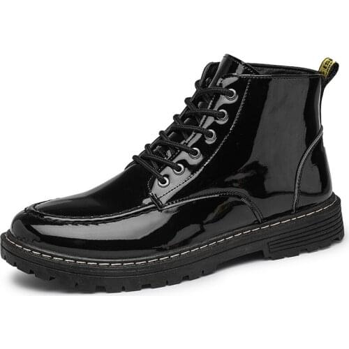 Men Boots Casual Shoes Men Martins Boots Waterproof Couple Leather Shoes Ankle Boot Male Booties Motorcycle Coturno Botas Hombre