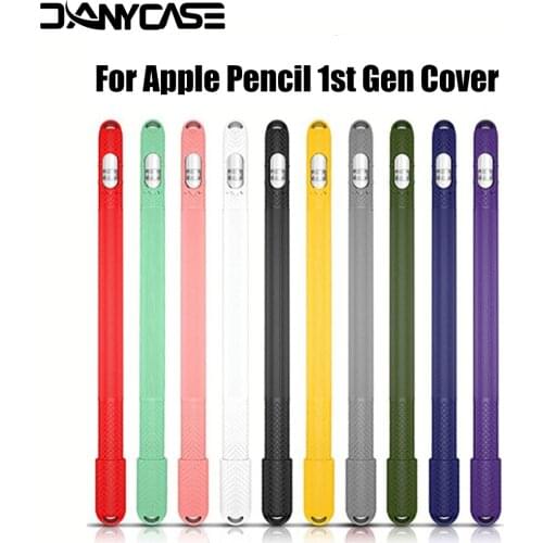 Soft Silicone Holder Apple Pencil Case For Apple Pencil 1nd Generation iPad Touch Screen Pen Cover Pencil Skin iPad Accessories