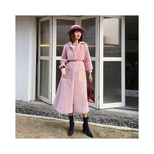 Top brand High-end New Style Fashion Women Faux Fur Coat 19C49 high quality