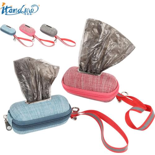 Extra Large Dog Waste Bags Portable Pet Waste Dog Poo Puppy Pick-Up Bags Outdoor Waterproof Waist Bag Pet Dog Poop Bag Holder