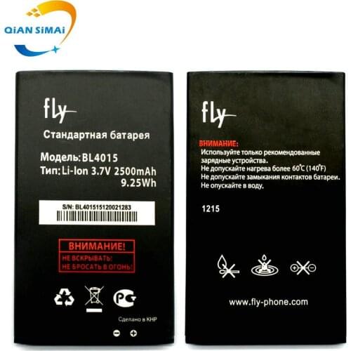 New Fly IQ440 3.7V 2500mAh Original Replacement Phone Li-ion Battery BL4015 BL 4015 Mobile Phone
