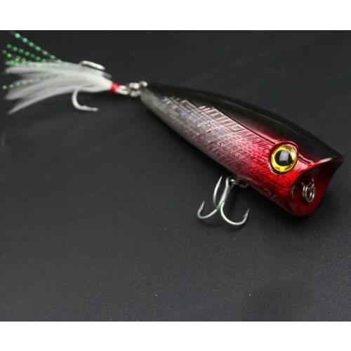 6cm 8.5g 8cm 19g Topwater Fishing Lures Popper Lure Crankbait Minnow Swimming Crank Baits