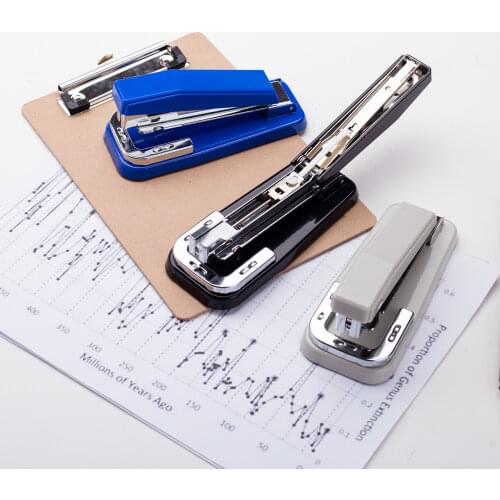 Deli Big Size 360° Rotation Manual Stapler Universal Staple School Business Office Supplies Student Stationery Binding Tool