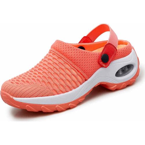 2021 New Women Shoes Casual Increase Cushion Sandals Non-slip Platform Sandal For Women Breathable Mesh Outdoor Walking Slippers