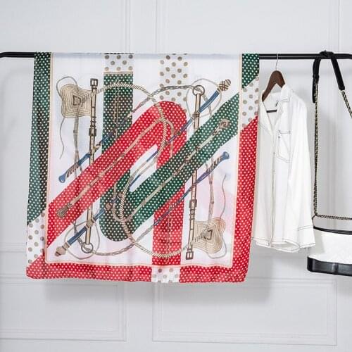 180*90cm TOP Silk Scarf 46 styles Free Shipping Ins Scarves Women Foulard Square Hijab Scarf Ladies Shawl wrap female hijab