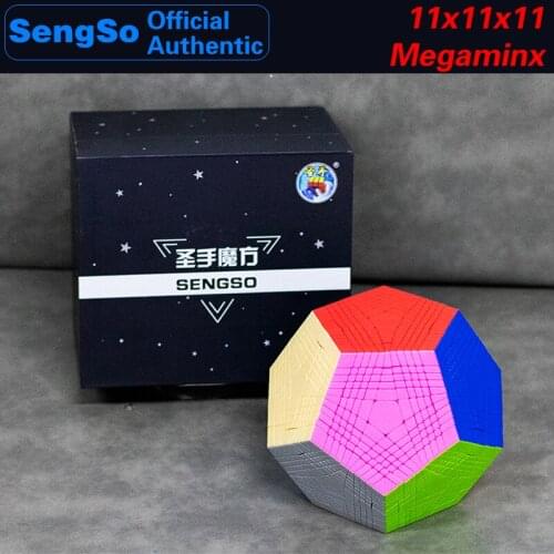 ShengShou 11x11x11 Megaminxeds Magic Cube Dodecahedron Speed Twisty Puzzle Brain Teaser Educational Toy For Children