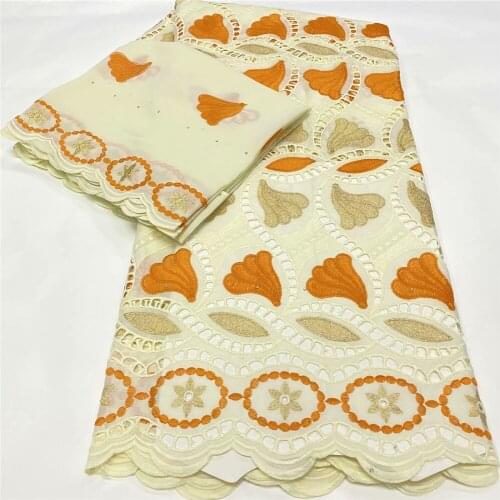 SJ Lace 2021 High Quality Swiss Voile Lace In Switzerland Pretty 100% Cotton Voile Fabric Laces For African Sewing Dress L2-86