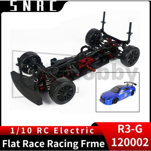 SNRC 120002 R3-G 1/10 RC Remote Control Vehicle Professional 4WD Electric Touring Car Racing Flat Car Frame