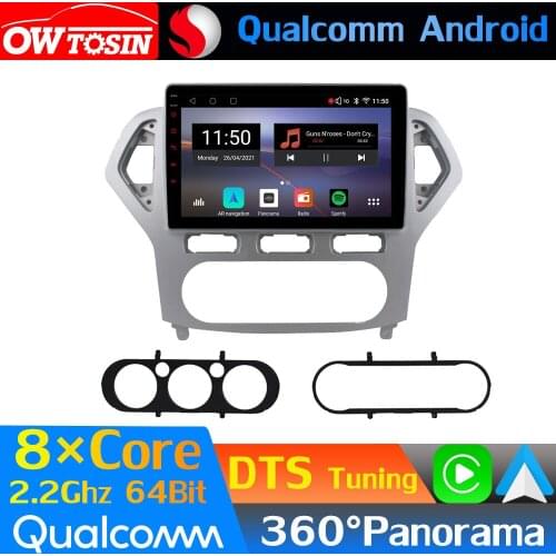 Qualcomm 8Core Android Car Media For Ford Mondeo 2006-2010 MT AT GPS 360 Panoramic Radio Optical HDMI CarPlay WiFi DTS DSP HIFI