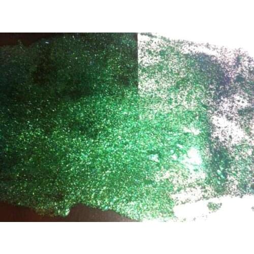 Green Chameleon Very Thin Flake glitter for nail polish making