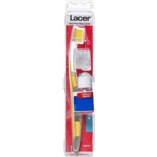 CEPILLO DENTAL ADULTO LACER CABEZAL PEQUEÑO MEDIUM