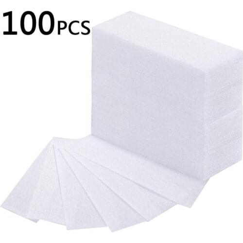 100pcs/set Disposable Hair Removal Wax Paper Non-woven Fabric Special Hair Removal Wax Paper Beauty Supply