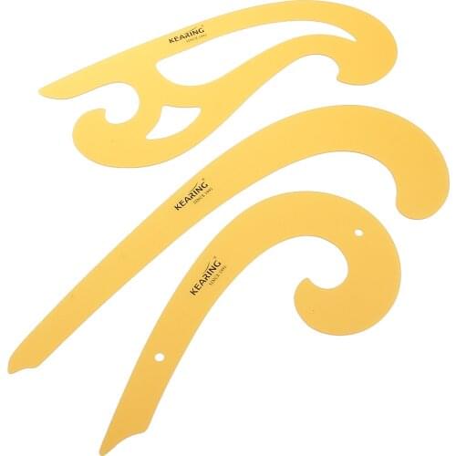 3 Pack French Curve and Template Ruler Set Drawing Template Tool Circle Templates for Artistic or Personal Drawing and Drafting