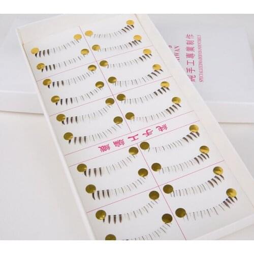 5Natural tail tip thick DIY false lower eyelashes handmade lashes as fake eyelashes artificial eyelashes for women beauty makeup