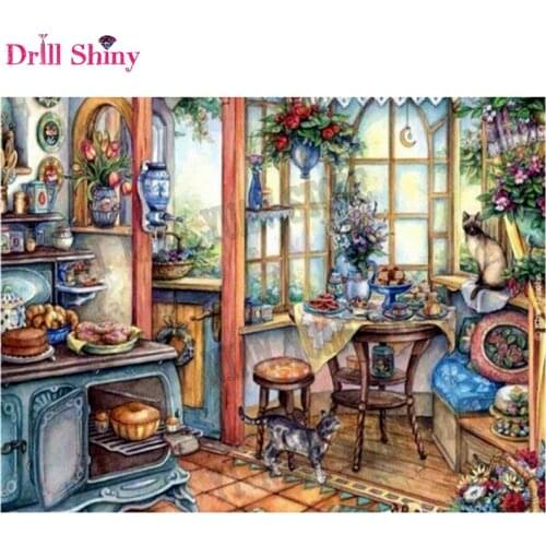 5d DIY Diamond Painting full round Diamond Embroidery new picture Painting rhinestones mosaic pattern Kitchen decoration