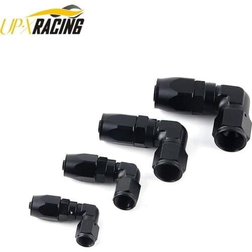 Straight 90 Degree Aluminum AN4 6 8 10 forged type swivel Hose End Fitting Adapter Oil cooler Fuel Line