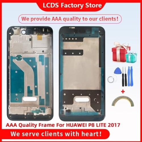 AAA Quality Middle Frame For Huawei P8 Lite 2017 Middle Metal Frame Housing Cover For Huawei P8 Lite 2017 Middle Frame