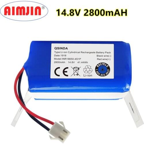 14.4V 2800mAh Li-ion Battery for Conga Excellence 990 N79 N79S DN622, Eufy Robovac 11 11S 12 15C 15S 35C Robot vacuum cleaner