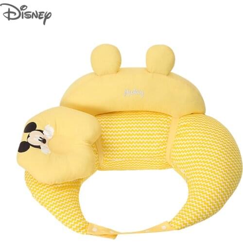 Disney Mickey Minnie Feeding Artifact Breastfeeding Pillow Belt Seat Pillow Anti-Swelling Milk Chair Support Pillow