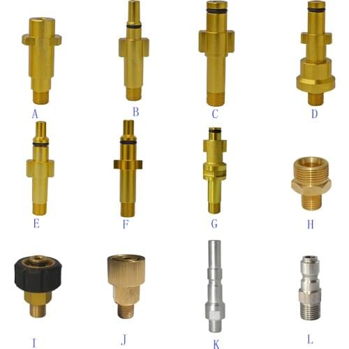 For Karcher K Series Nilfisk Anlu YILI Huter And Most Of The Car Washer Brass Foam Generator Adapter Car Washer Accessories
