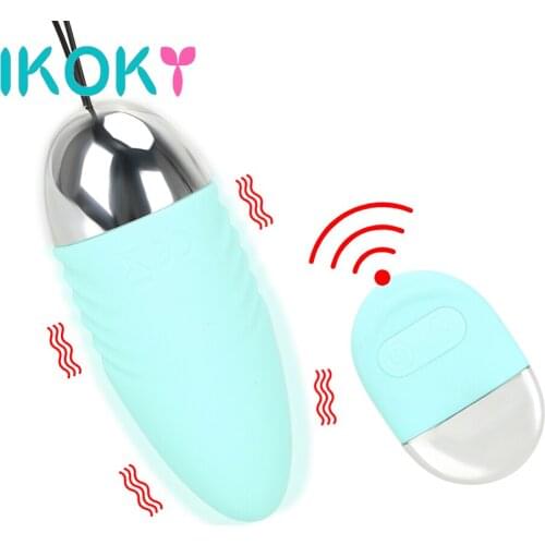 IKOKY G spot Massage 10 Mode Vibrator Gladiator Jumping Eggs Clitoris Stimulate Female Masturbation Sex Toys for Women