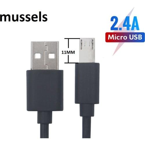 11 mm Extra Long Micro USB Charging Cable For Oukitel K10000/K3/C8 Blackview A7/A20/A30/BV6000 Leagoo Kiicaa Power