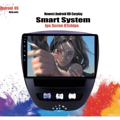 6G RAM 128G ROM Android 10 For Toyota Aygo For Citroen C1 2005-2014 GPS Navi Multimedia Player With Carplay RDS DSP BT Steering