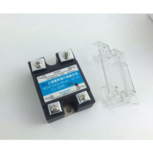 Single phase 25A Solid State Relay,25A SSR AC-AC Solid state switch in stock ,other SSR also be provided