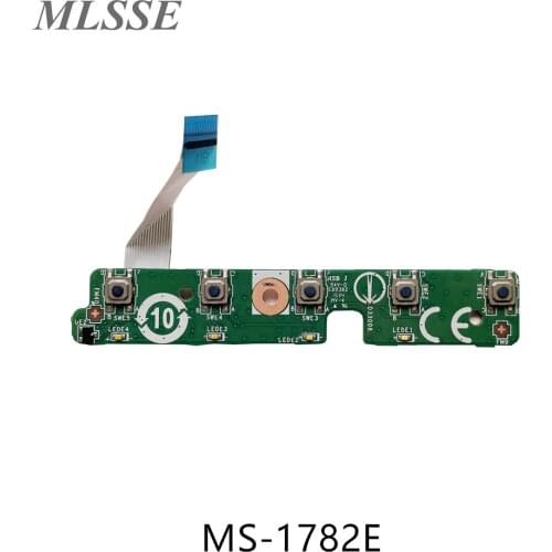 Original For MSI MS-1782E Power Button BOARD With Cable 100% Tested Fast Ship