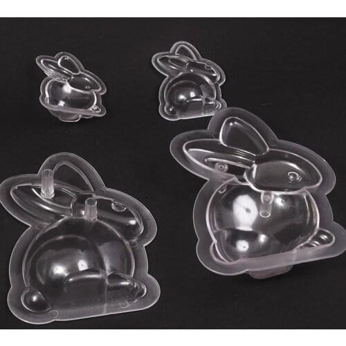 Easter Rabbit Fondant Mold Silicone Baking Pudding Dessert Molds Cake Decorating Candy Chocolate Gumpaste Mold Bunny Clay Mold