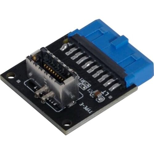 CYSM USB 3.1 Front Panel Socket Type-E to USB 3.0 20Pin Header Male Extension Adapter for Motherboard