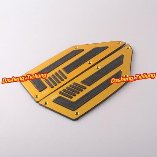 Motorcycle Footboard Steps Footrests Footpegs Foot Boards Plate Pegs Gold Kit For 2012 2013 2014 2015 T-Max T Max TMax 530