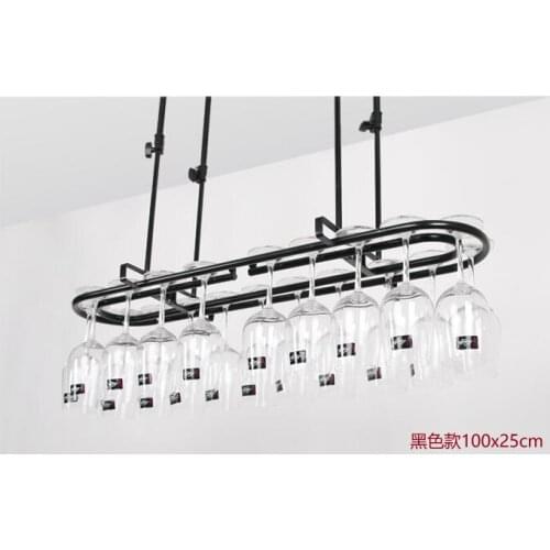 Hanging glass frame. Red wine beverage holder. Hangs goblet