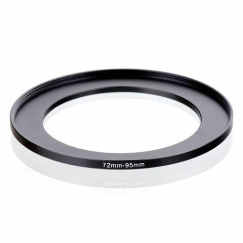 72mm-95mm 72-95mm 72 to 95 Step Up Ring Filter Adapter black