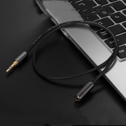 GUSUO 3.5mm Jack Male To Female AUX Audio Cable Extension Cable Gold Plated For Computer Phone Car