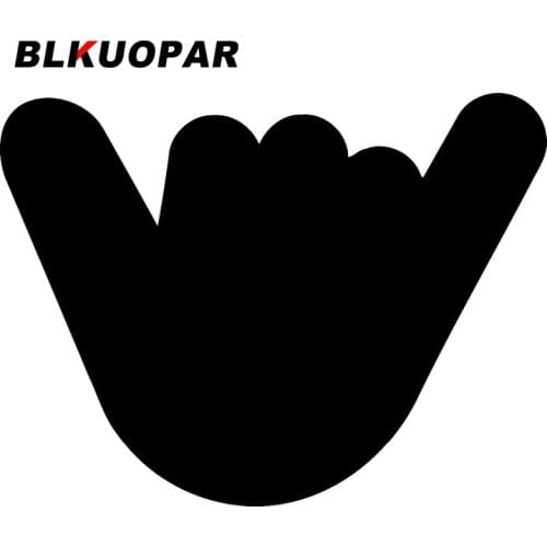 BLKUOPAR for Gesture Six Decals Vinyl Car Stickers Campervan Waterproof JTR Refrigerator Sunscreen Suitcase Funny Decoration