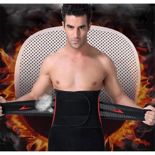 Weimostar Lumbar Mens Adjustable Waist Support Slimming Belt High Elastic Body Tummy Shaper shapewear Sport Fitness Belt Belly