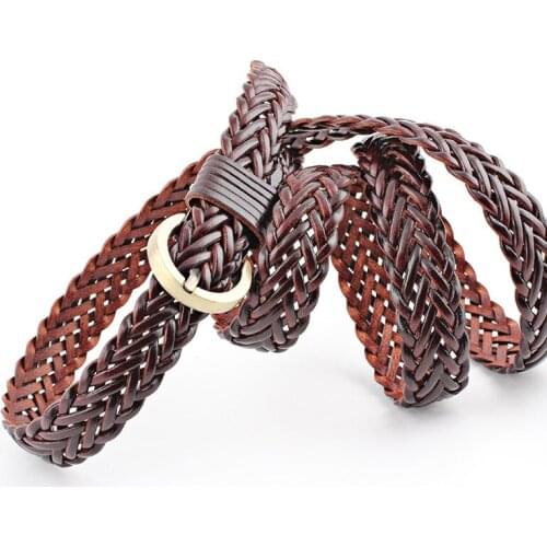 6 colors 105cm Korean version of ladys belt needle and buckle belt knitted thin waistband ladys jeans dress waistband bl576