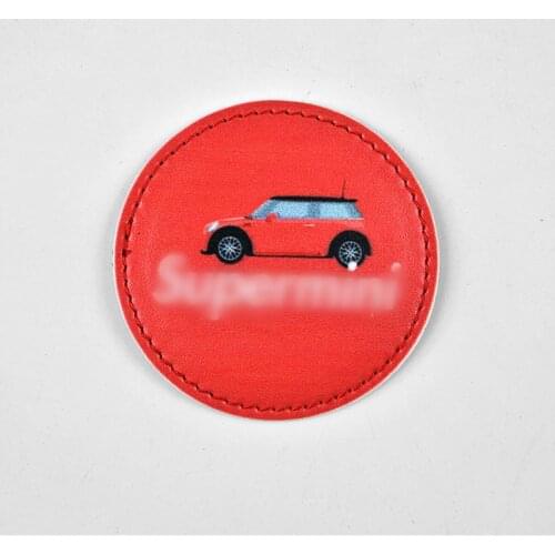 2PCS Car Cup Holder Pad Leather for All MINI Cooper S ONE JCW Clubman Countryman Hatchback Hardtop F R Colorful Car Accessories