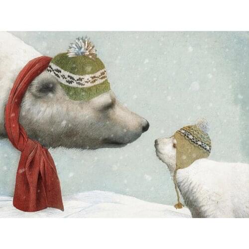 5D DIY Diamond Embroidery Animals Diamond Mosaic Diamond Painting Polar Bear Full Drill Home Decor Unfinished Crafts Gifts