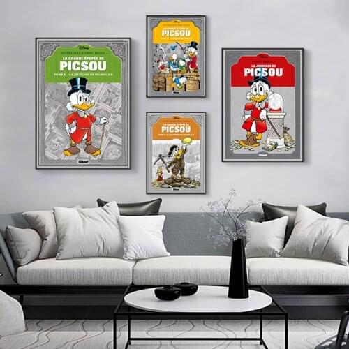 DIY Diamond Painting Disney Picsou Comics Donald Duck Full Square Diamond Embroidery Picture Rhinestone Mosaic Wall Decor