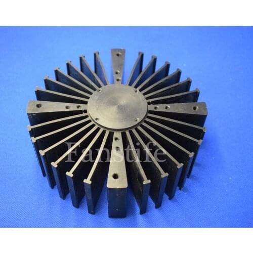 30W 40W 50W High Power Led Radiator 160mm Height 56.5mm Aluminum Heatsink