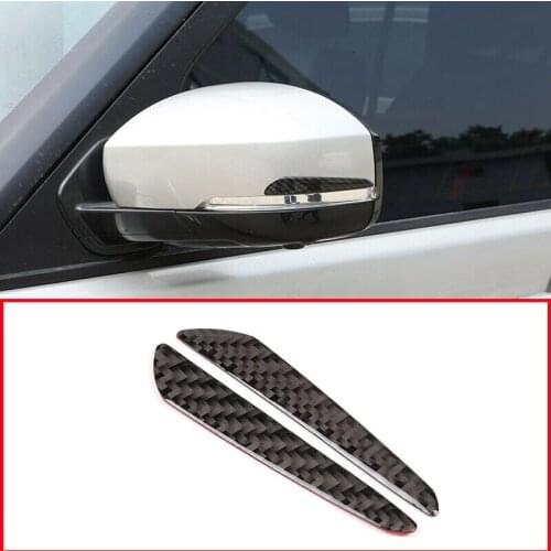 Real Carbon Fiber Car Accessories Rearview Mirror Anti-collision Strip Trim