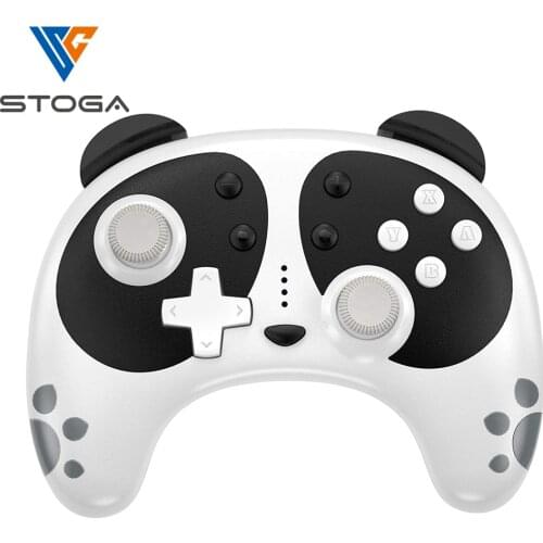 Stoga Wireless Bluetooth Panda Gamepad Joystick Console Remote Controller Pro NFC Wake Up For Nintendo Switch Windows PC