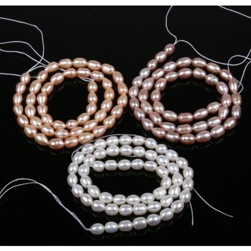 Natural Freshwater Pearl Beads High Quality 38cm Punch Loose Beads for DIY Women Elegant Necklace Bracelet Jewelry Making