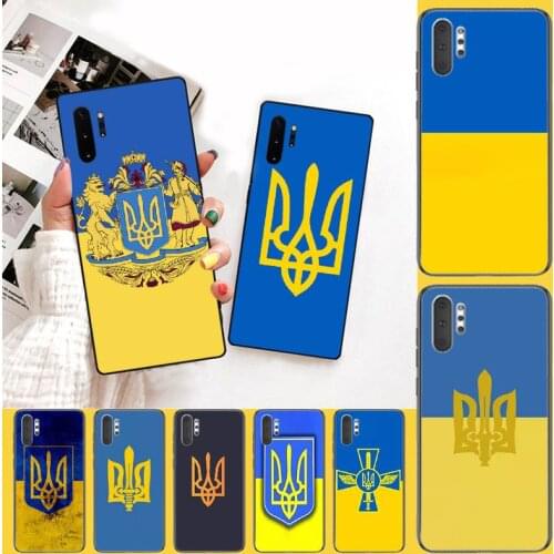 PENGHUWAN Ukraine Flag DIY Luxury Phone Case for Samsung Note 3 4 5 7 8 9 10 pro M10 20 30