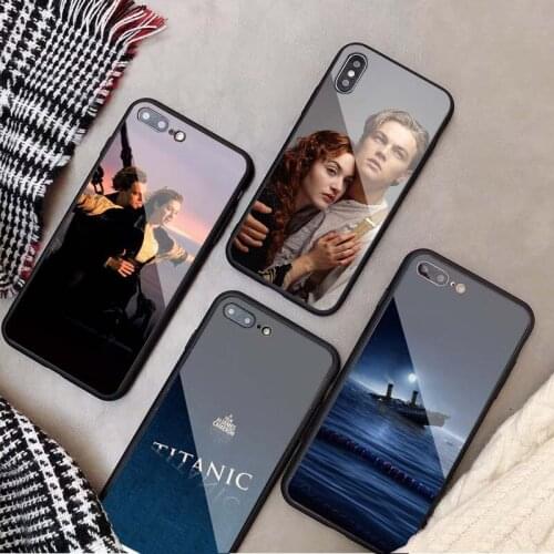 Titanic Movie Tempered Glass Phone Case For iphone 12 11 Pro Max 5 6 7 8 X XS XR XSMax Shell 12Pro Max Cover Shell