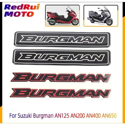 For Suzuki Burgman AN125 AN200 AN400 AN650 Scooter Motorcycle Waterproof Sticker Body Shell Decal Protector Fairing Emblem Badge